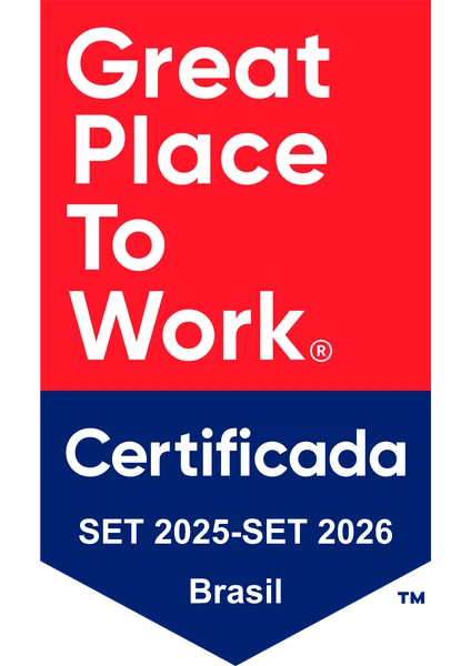 Selo Great Place to Work — empresa certificada